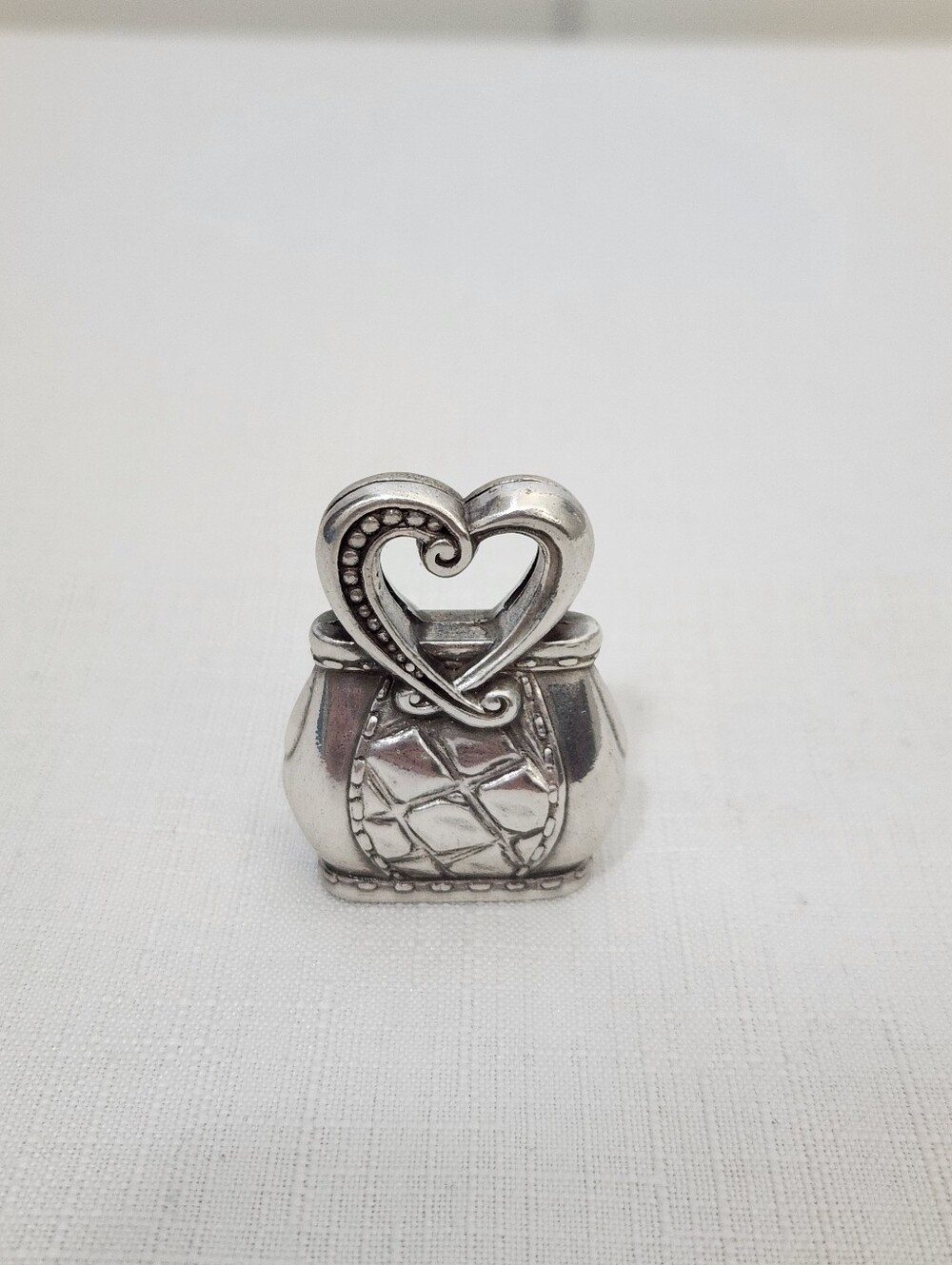 Brighton Silver Mini Purse Placecard Holder